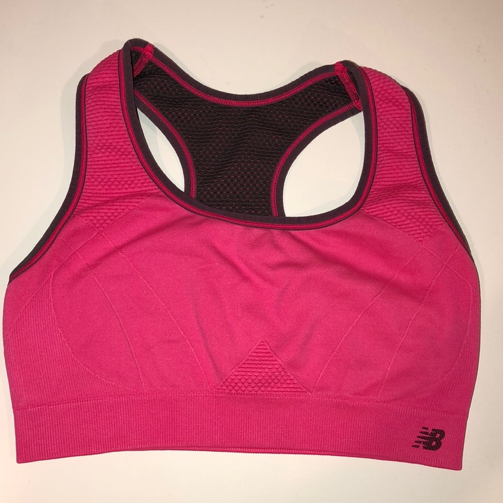 New Balance hot pink bra